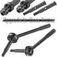 Rcarmumb Upgrades Part Rear Drive Shaft Cvd & Front Axles For 1/10 Rustler Vxl 2Wd,Stampede Vxl 2Wd,Slash Vxl 2Wd,Hoss Vxl 2Wd,S