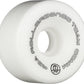 Rollerbones Team Logo Recreational Roller Skate Wheels (Set Of 8), White, 62Mm