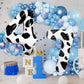 Lebery Cow Print Number Balloon 40 Inch Cow Print Number 4 Balloon Cowgirl Theme Number Balloon For 4Th Birthday Party Cow Balloons Black White Number 4 Foil Balloon For Farm Barn Animal Decor