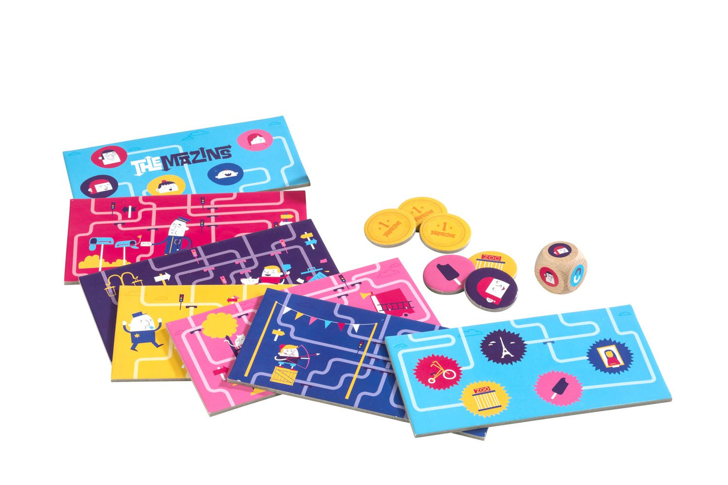 Helvetiq The Mazins Board Game, Multi: Board Game, Ages 8+, 12 Players