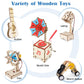 Mindpal 5 In 1 Wood Stem Kits For Kids Age 8-10, Music Engineering Kits, Science Kits For Kids Age 8-12, Wooden 3D Puzzles, Buil