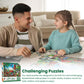 Masterpieces - 300 Piece Jigsaw Puzzle, Large Ez Grip Shapes, Three Lil’ Pigs, Fun For Adults, Seniors, Family, Kids, Matte Finish, 18'X24