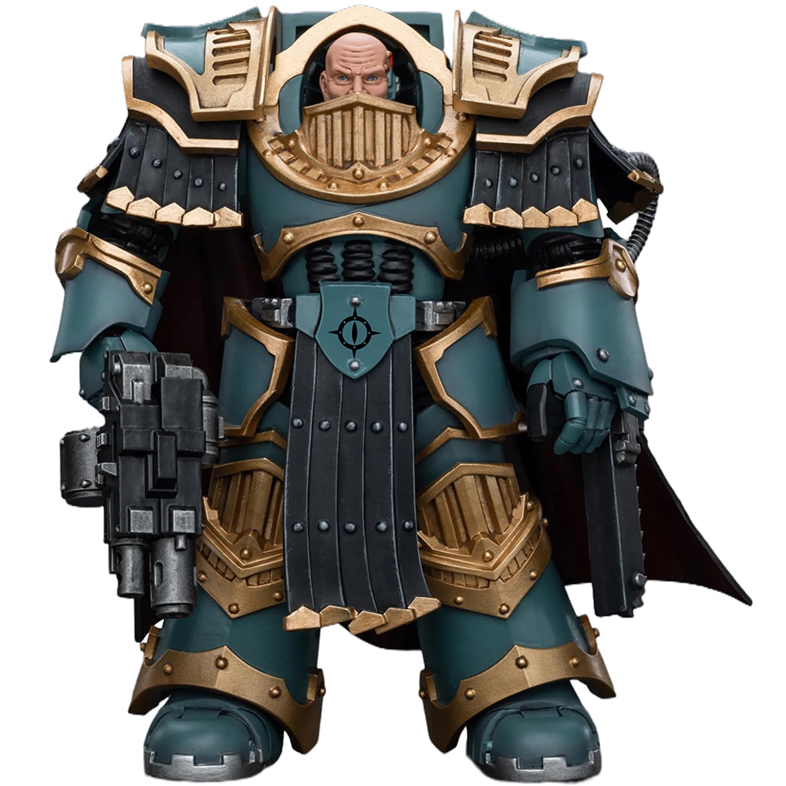 Joytoy Warhammer 40K Horus Heresy, Sons Of Horus Legion Praetor In Cataphractii Terminator Armour 1/18 Action Figure Model