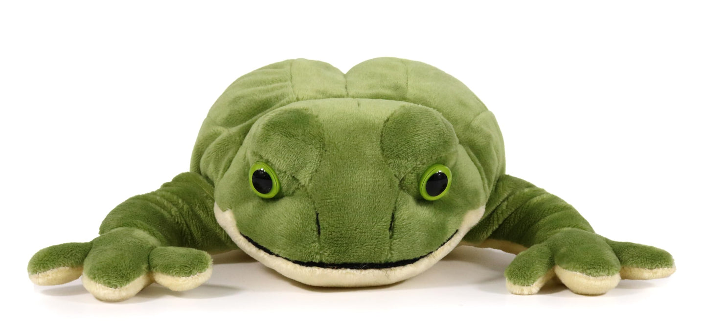 Ice King Bear Green Frog Plush Toy - 8 Inches Small Stuffed Animal for Zoo Family Collection