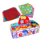 MerishoppPull Along Tissue Box Montessori Crinkle Tissue Toy For Newborns Baby Infant Sea|Baby|Toys For Baby|Developmental Baby 