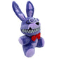 Ycixri Fnaf Nightmare Bonnie Plush Toy Suitable For Collection, Fnaf Plushies Stuffed Doll For Boy Girl Christmas Halloween Birt