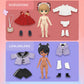 Calembou Bjd Dolls Blind Box Figure, Kawaii 1/12 Mechanical Jointed Doll Surprise Toys Mystery Box Doll Collectible Action Figure Posable Dress Up Doll For Girls Boys (1 Single Box)