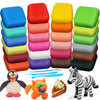 Magic Clay - Air Dry Clay 24 Colors, Modeling Clay For Kids With Tools, Soft & Ultra Light, Toys Gifts For Age 3 4 5 6 7 8+ Years Old Boys Girls Kids