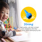 Gibot 12 Colors Toddler Crayons - Safe Palm Grip, Stackable, 12 Count, Paraffin, Model QC002