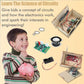 ANNISOKA STEM Building Kits for Kids 8-16, DIY FM Radio, Engineering Circuits, Model DK01, Wood