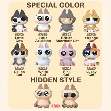 Beemai Nobeko Azukisan Mini Bean Series Blind Box Single Box, Contains 3 Figures No Repeat