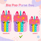 Big Pop Purse  Unicorn Pop Purse for Girl Pop Bag with Unicorn Pop Toy  Shoulder Bag Fidget Toys Pop Fidget Backpack Toy for Kids Backpack Silicone Bag Pop for Xmas Gift Girls
