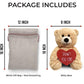 Witty Enterprise 10" Teddy Bear - Funny Couples Gift, Cotton, Beige - Perfect for Engagement, Valentine's, Anniversary, Wedding