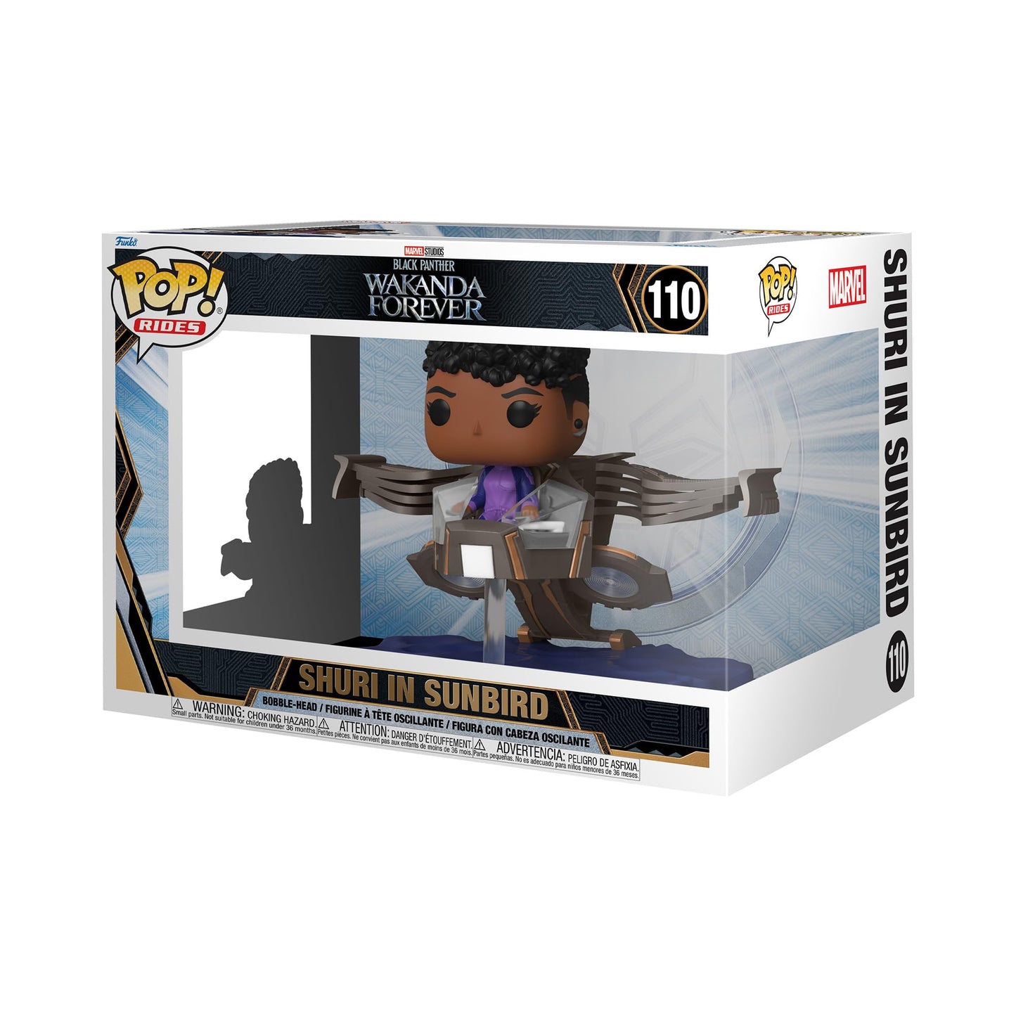 Funko Pop! Rides Super Deluxe: Marvel: Black Panther: Wakanda Forever - Shuri In Sunbird