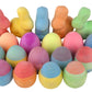 Kid Made Modern Ultimate Sidewalk Spring Chalk Bundle - 6 Neon, 6 Colored, 4 Lil Yolkers Eggs & 5 Bunny Chalks - Dustless, Washa