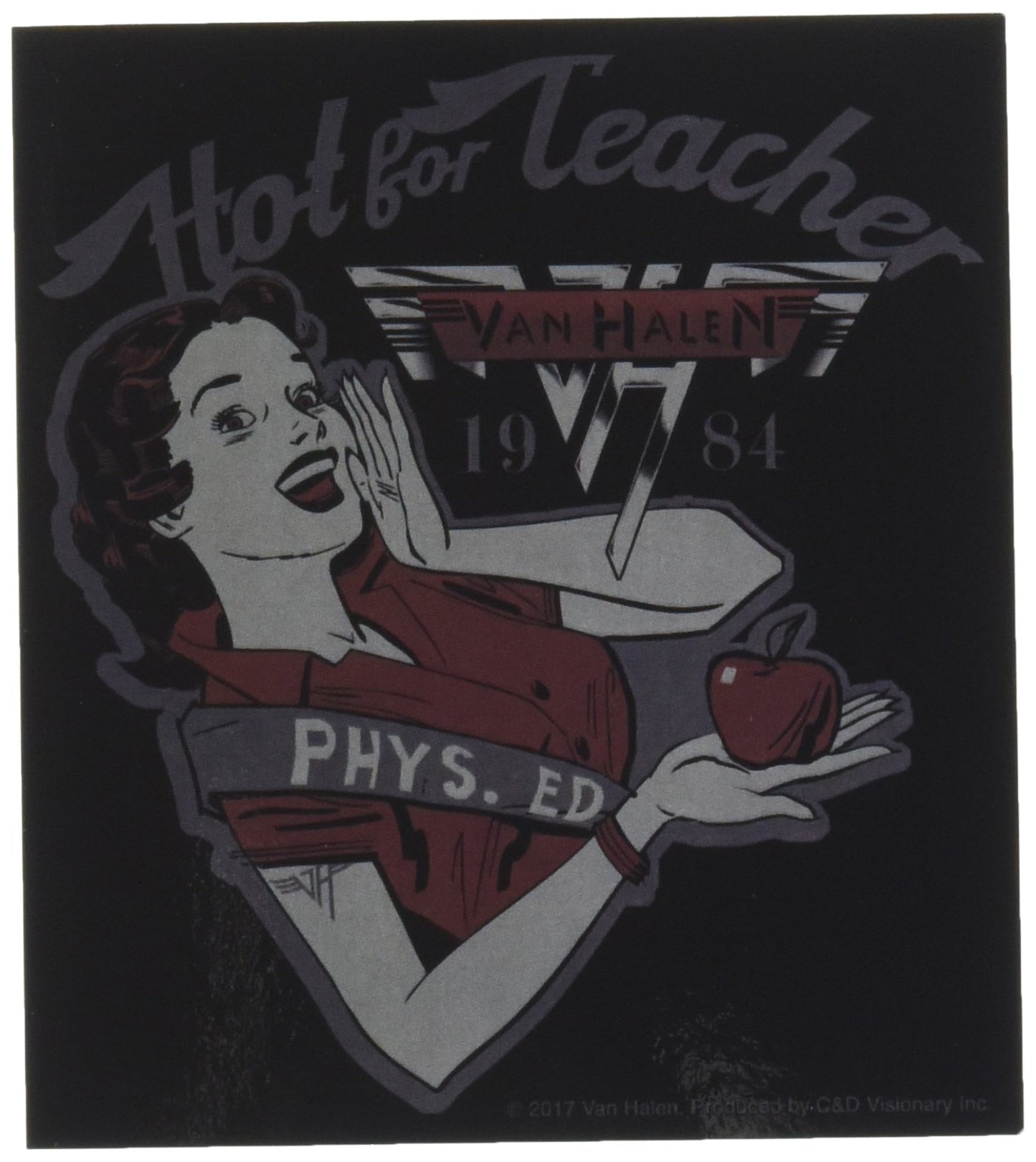 C&D Visionary Van Halen Hot for Teacher Sticker