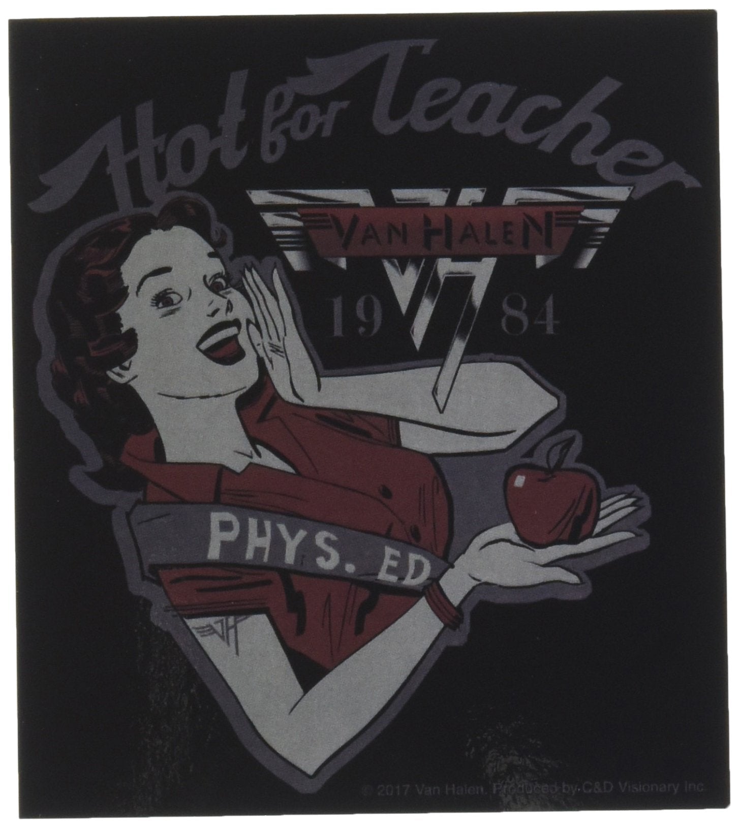 C&D Visionary Van Halen Hot for Teacher Sticker