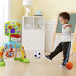 Vtech 3-In-1 Sports Centre, Baby Interactive Toy With Colours And Sounds, Learning With Role-Play, Suitable For Baby Boys & Girls From 12 To 36 Months (Yellow/Blue), English Version, 66X58X44 Cm