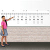 EAI Education Classroom Open Number Line Base Kit - Plastic, White, Model 534970