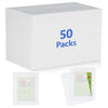 Dedc 50 Packs Trading Card Shipping Protectors White, Card Protector Shipping For Top Loaders 3.5  4.5 Inch, Trading Card Shippi