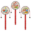ibasenice 3Pcs Wave Drum Toys Set for Kids Hand Rattle Drum Educational Musical Instruments Early Learning and Coordination Deve