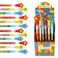 Tiny Mills 24 Pcs Building Blocks Brick Multi Point Stackable Pencil with Eraser for Brick Birthday Party Favor Prize Carnival G