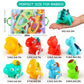 ALASOU Dinosaur Toys Set with Playmat & Storage Bag, 9 PCS Plastic, Multicolour, Small – Ideal 1st Birthday Gift for Boys Age 1-2
