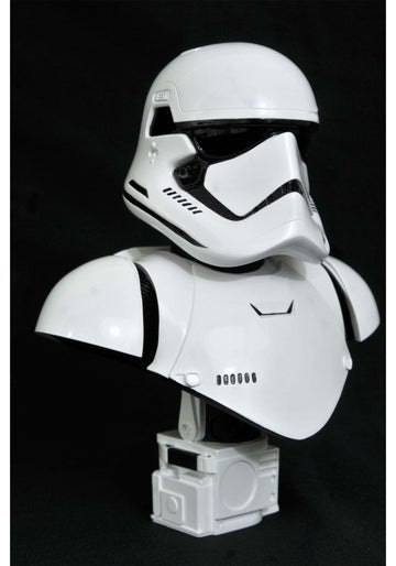 Diamond Select Toys Star Wars: The Force Awakens: First Order Trooper Legends In 3-Dimensions 1:2 Scale Bust, Multicolor