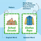 Edulok Bilingual Flash Cards, Spanish To English, Spanish Vocabulary Baby Flash Cards, First Words Flashcards, Learn Spanish For