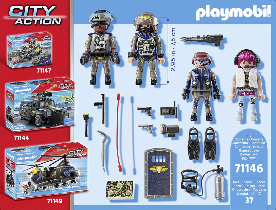 Playmobil Tactical Police Figure Set