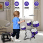 Kids Jazz Drum Set Rock Kit Toys For 3-7 Year Olds - 5 Piece Toddler Band Musical Instrument Educational Percussion Birthday Pla