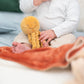 Nattou Plush Stuffed Toy, Vegan Polyester Lapidou Octopus, 25cm, Yellow, Model 877534