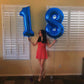 IWERP Navy Blue Foil Mylar Number 18 Balloon - 40 Inch 18th Birthday Decoration for Boys and Girls