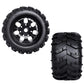 HobbyPark PreGlued 3.2 17mm Hex RC Monster Truck Wheels and Tires Set for 1/8 Scale Arrma Kraton 6s Notorious Traxxas Maxx Tmaxx