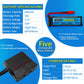 AMZZN 5PCS 3.7V 680mAh 1S Lipo Battery with JST Plug and 5-in-1 Charger for UDI U817 U818A V959 V222 V929 S032 RC Drone, Four Ax