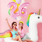 Pink Number 6 Balloon 40 Inch, Big Large Foil Helium Number Balloons, Jumbo Giant Mylar Number 6 Balloons For 6 Year Old Birthda