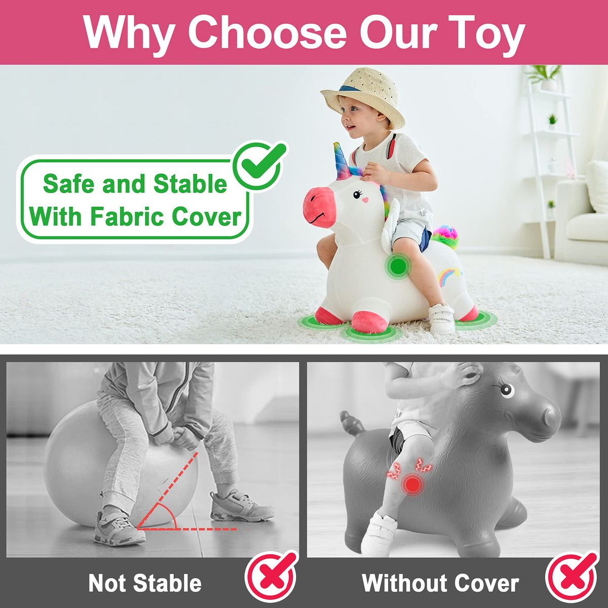My Bouncy Inflatable Unicorn