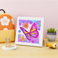 igoodom Butterfly Diamond Art Kits for Kids with Frame, Butterfly Small Diamond Painting Kit, DIY Big Gem Art and Crafts for Kid