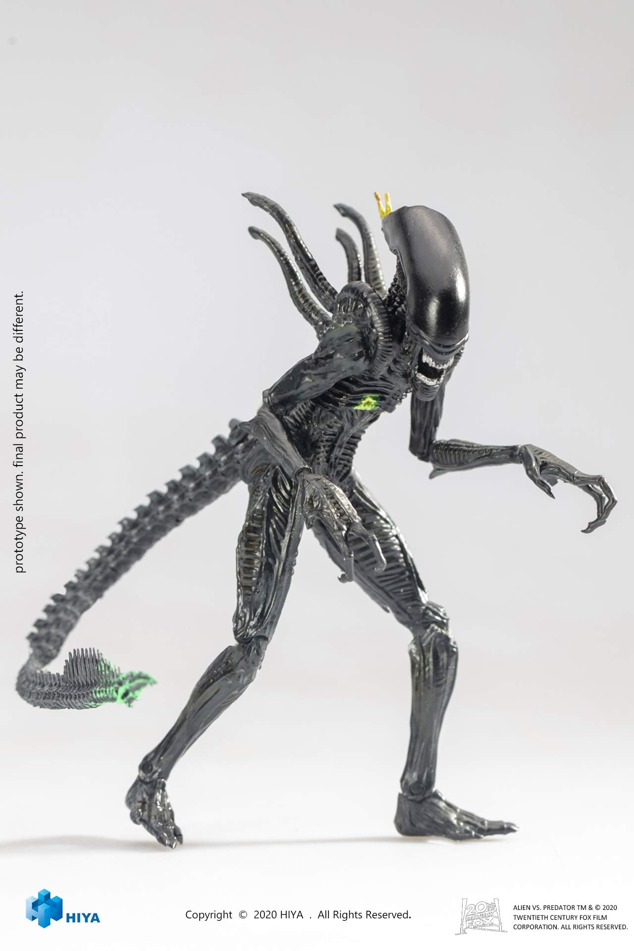 Diamond Select Toys Alien vs. Predator Blowout Alien Warrior Action Figure 1:18 Scale Multicolor LA0069