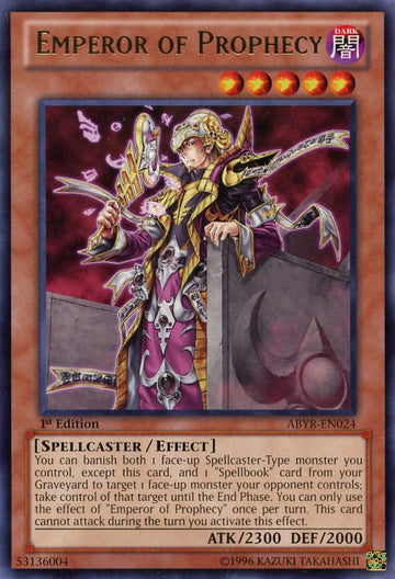 Yu-Gi-Oh! - Emperor Of Prophecy (Abyr-En024) - Abyss Rising - 1St Edition - Rare