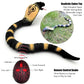 Tipmant Realistic Remote Control Snake Rc Cobra Animal Toy Crawling Electric Electronic Battery Powered Honored For Kids Cat Halloween Christmas Prank Toys Birthday Gifts (Grey)