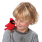 Folkmanis Mini Cardinal Finger Puppet, Red, 1 Ea