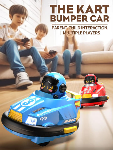 ATHLERIA 2pcs Remote Control Bumper Car Toys for Boys Girls,RC Race Vehicles,Two Player Competitive Games,Christmas Birthday Gif