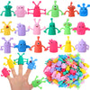 Booson 80 PCS Monster Finger Puppets - Soft Rubber, Multicolored, Stretchy Fidget Dolls for Kids' Role Playing & Party Favors