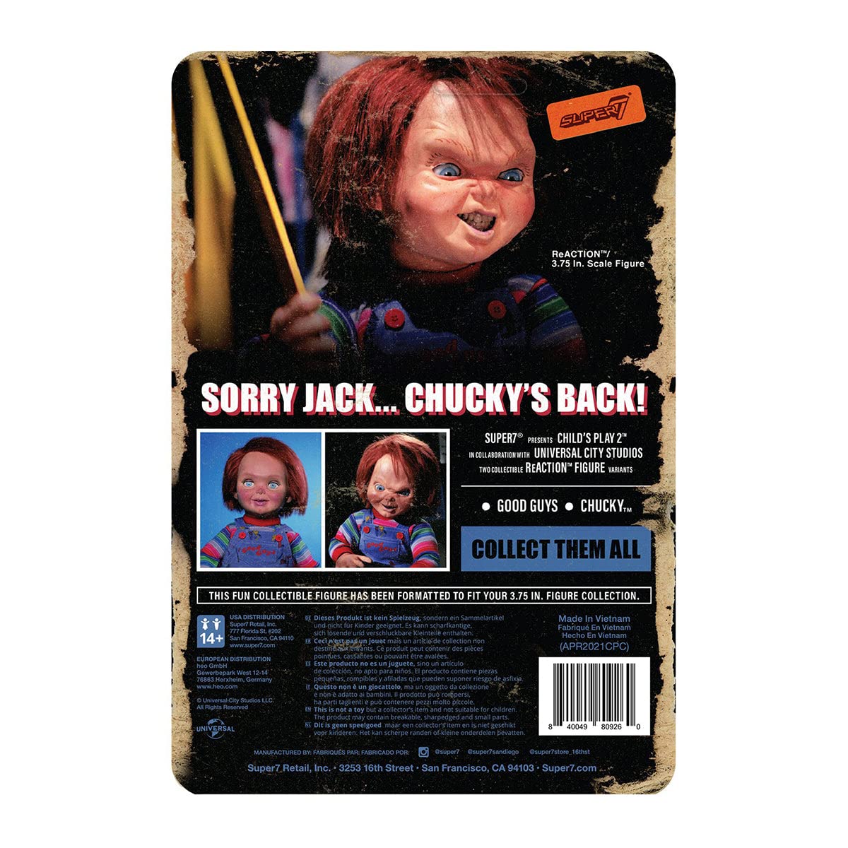 Super7 Cplyw01-Evc-02 Reaction Figure