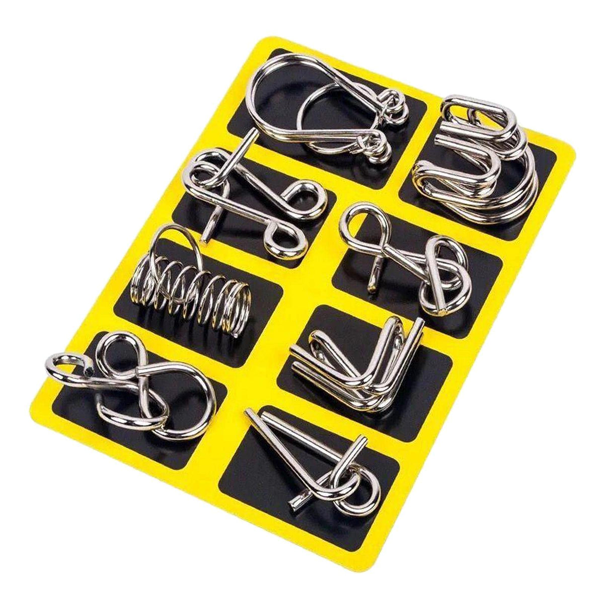 BNFMetal Wire Puzzles Brain Teaser Game Chinese Ring IQ Test Teens Challenge Style 1|Toys & Hobbies|Educational|Other Educationa