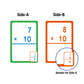 Bazic Multiplication & Division Flash Cards, Number Math Calculation Card Game Education Training Learning Practice Smart (36/Pack), Set Of 2-Pack