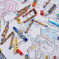 Innovative Designs Sonic The Hedgehog Coloring Art Set For Kids With Stickers And Stampers, 150+ Pieces