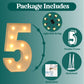 Mixifox 3FT Marquee Numbers - Light Up Number 5 for Birthday Decor, Foam Board, Perfect for 5th, 15th, 50th Celebrations