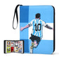 400 Pockets Soccer Card Binder for Soccer Trading Cards 2025-2026 Portable Waterproof Storage Bag with Removable Sleeves for Sports TCG Cards Collectors